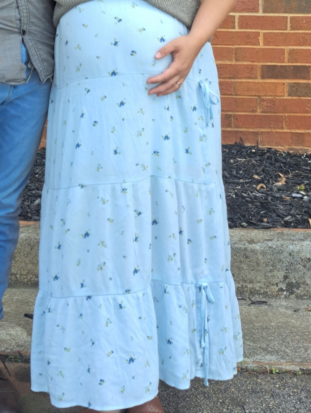 No Boundaries Tiered Skirt